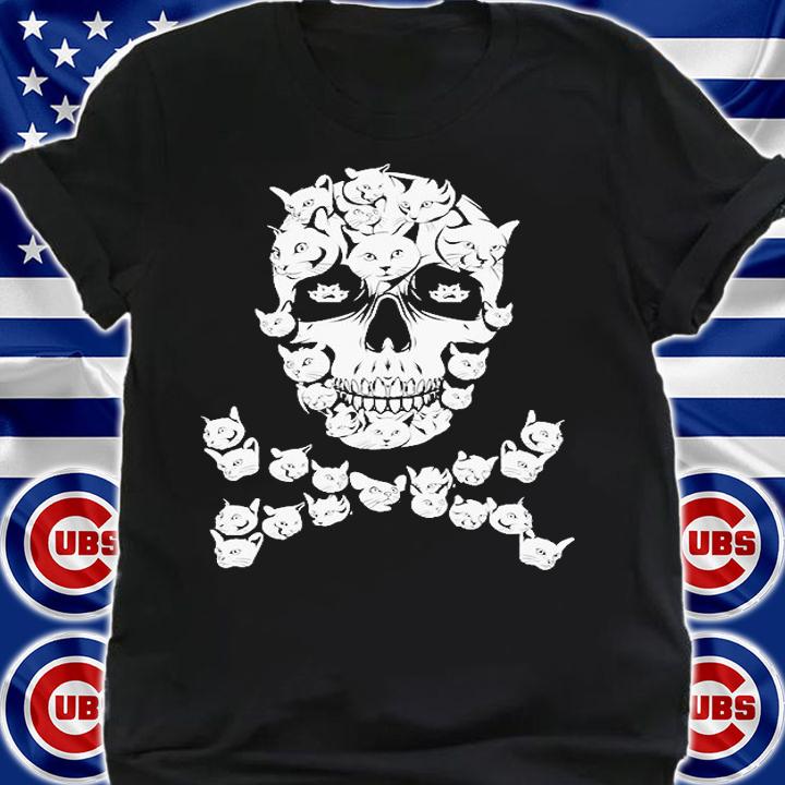Cats Skull Skeleton Halloween T-shirt t-shirt