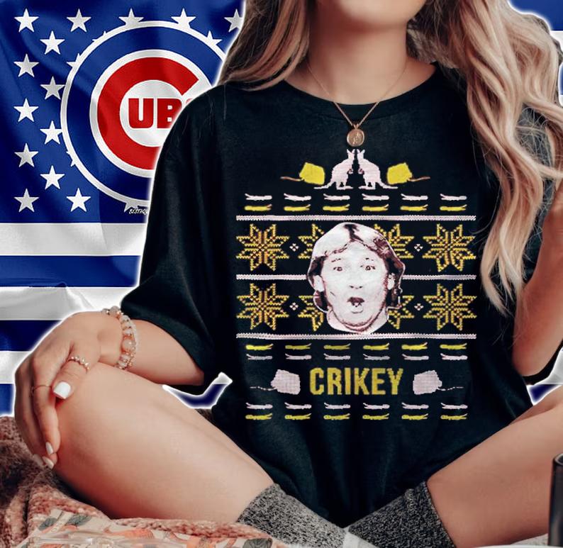 Crikey Tacky Christmas shirt t-shirt woman shirt