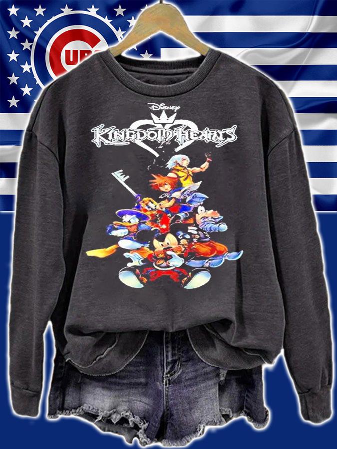 Disney Kingdom Hearts Group with logo T-shirt t-shirt sweatshirt