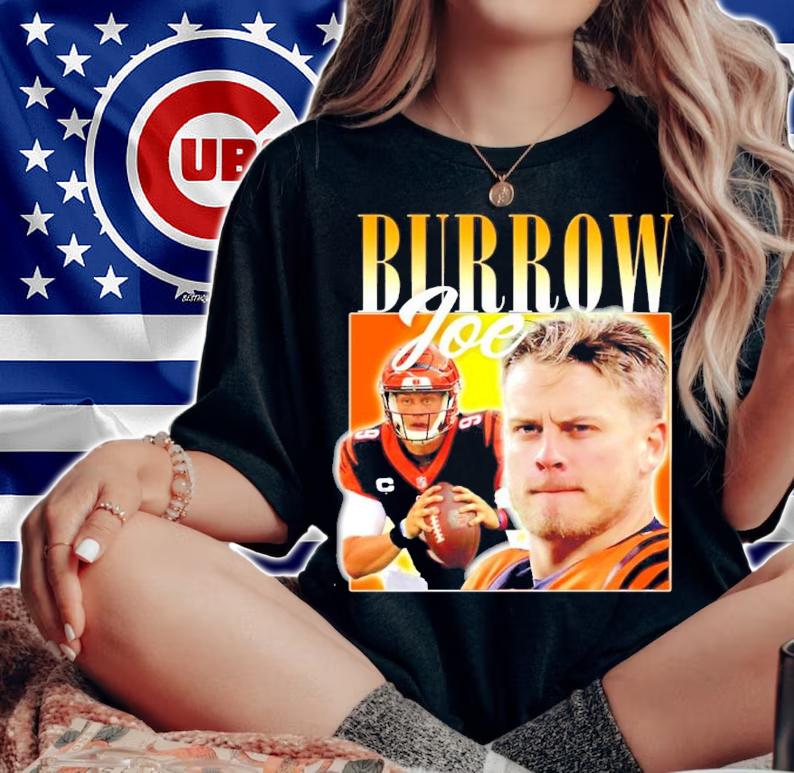 Joe Burrow Throwback 90s Style Shirt t-shirt
