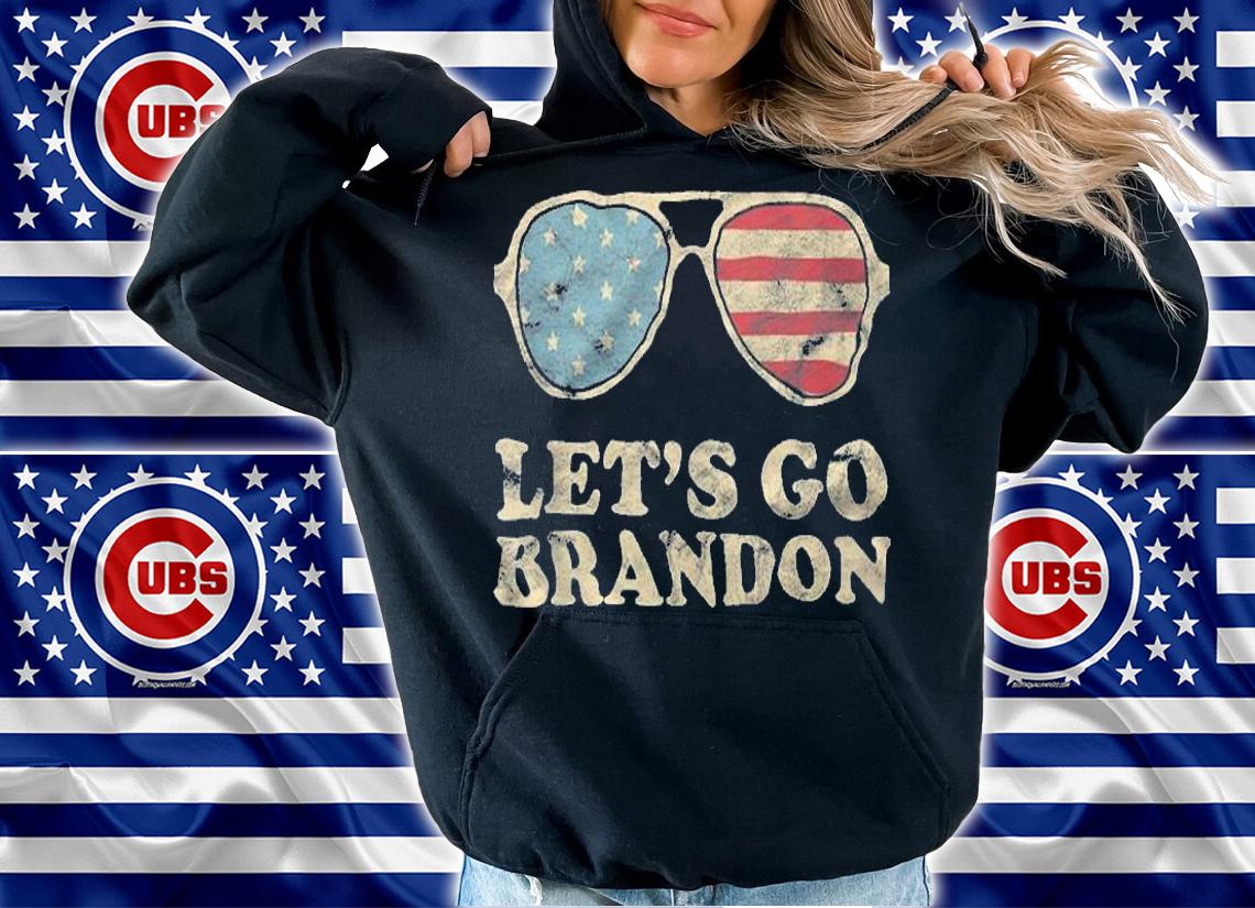 Let's Go Brandon Sunglasses Vintage Retro T-Shirt t-shirt hoodie