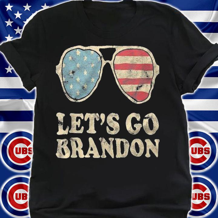 Let's Go Brandon Sunglasses Vintage Retro T-Shirt t-shirt shirt