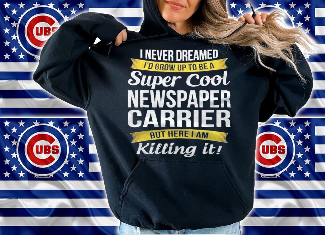 Super Cool Newspaper Carrier Funny Gift Shirt t-shirt