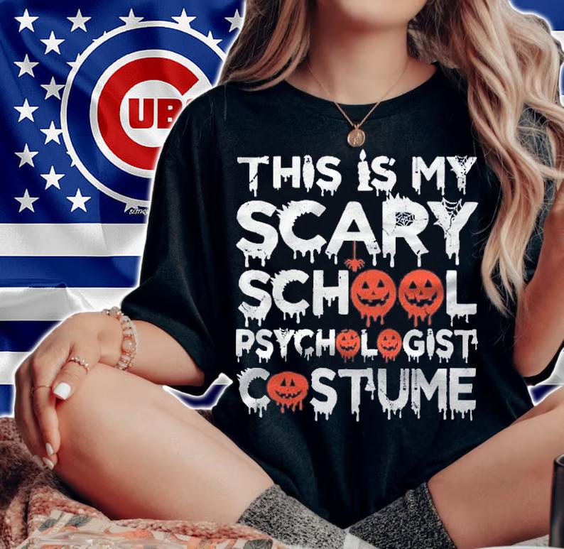This Is My Scary School Psychologist Costume Halloween Shirt t-shirt