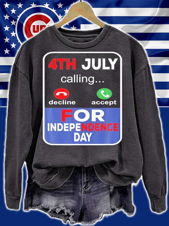 Funny 4Th Of July Calling America Patriotic T-Shirt t-shirt