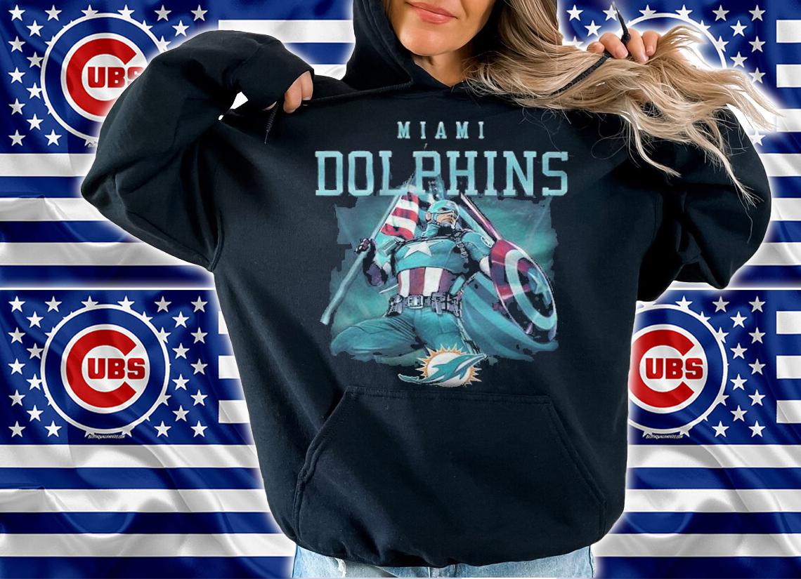 Miami Dolphins Chris Evans Captain America T-shirt t-shirt hoodie