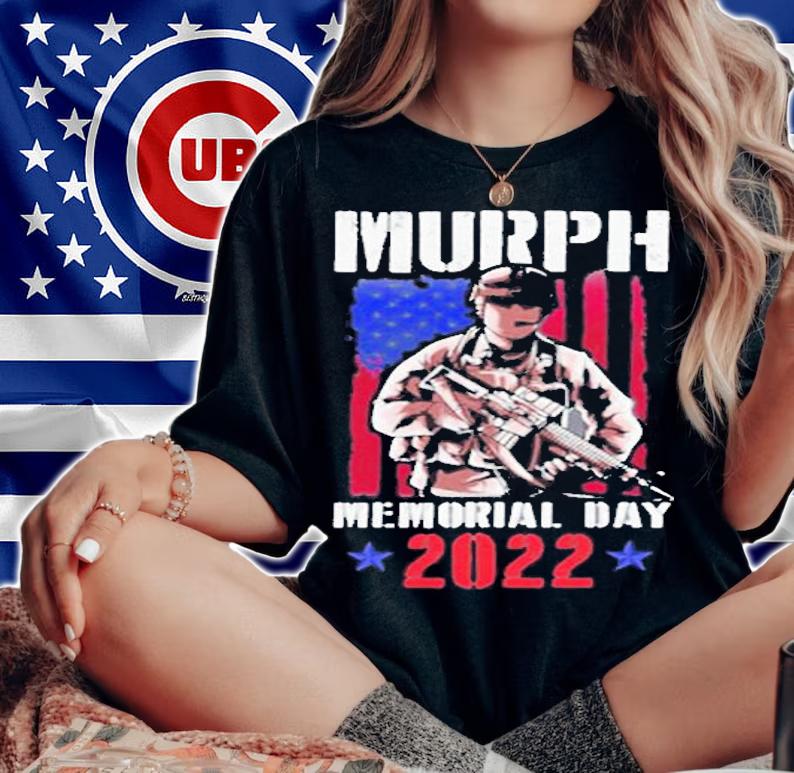 Murph 2022 Workout Challenge American Memorial Day Wod Gift Shirt t-shirt