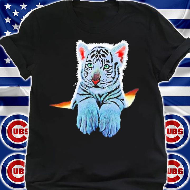 Schim Schimmel Original Artwork White Tiger Cub T-Shirt t-shirt shirt