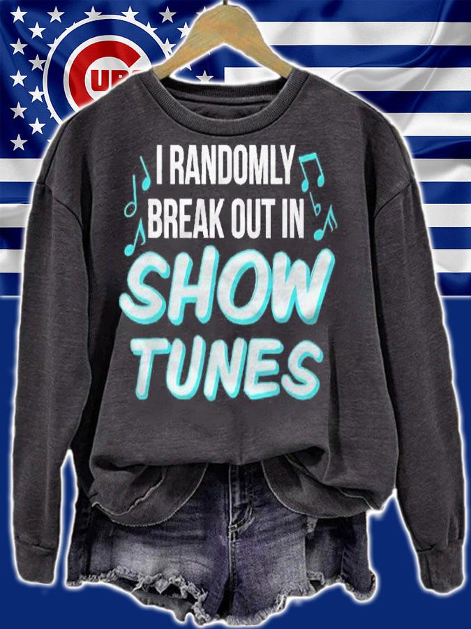 Show Tune Singer Theater Lover  Broadway Musical Shirt t-shirt sweatshirt