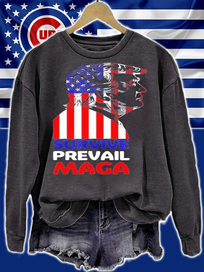 Survive Prevail Maga Trump T-Shirt t-shirt sweatshirt