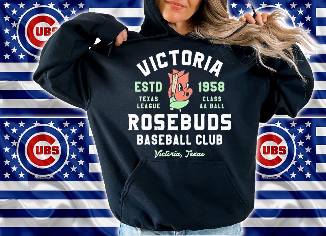 Victoria Rosebuds Baseball Club Estd 1958 T-Shirt t-shirt
