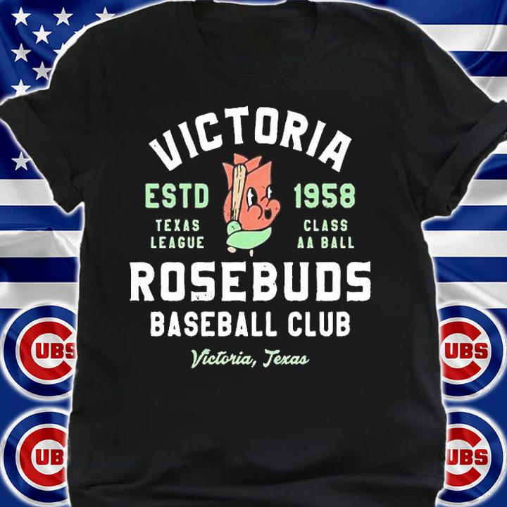 Victoria Rosebuds Baseball Club Estd 1958 T-Shirt t-shirt