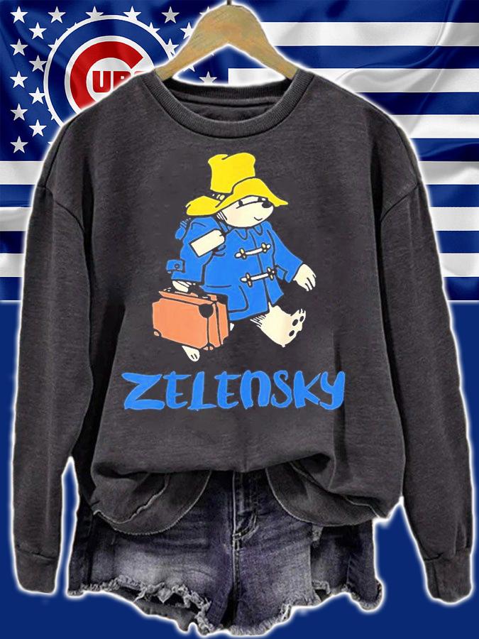 Zelensky Bear I Stand With Ukraine Voiced Love Ukraine T-Shirt t-shirt sweatshirt