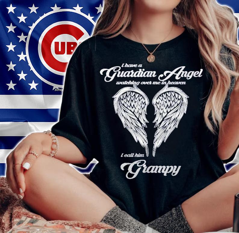 I Have A Guardian Angel In Heaven I Call Her Grampy Shirts Shirt t-shirt woman shirt