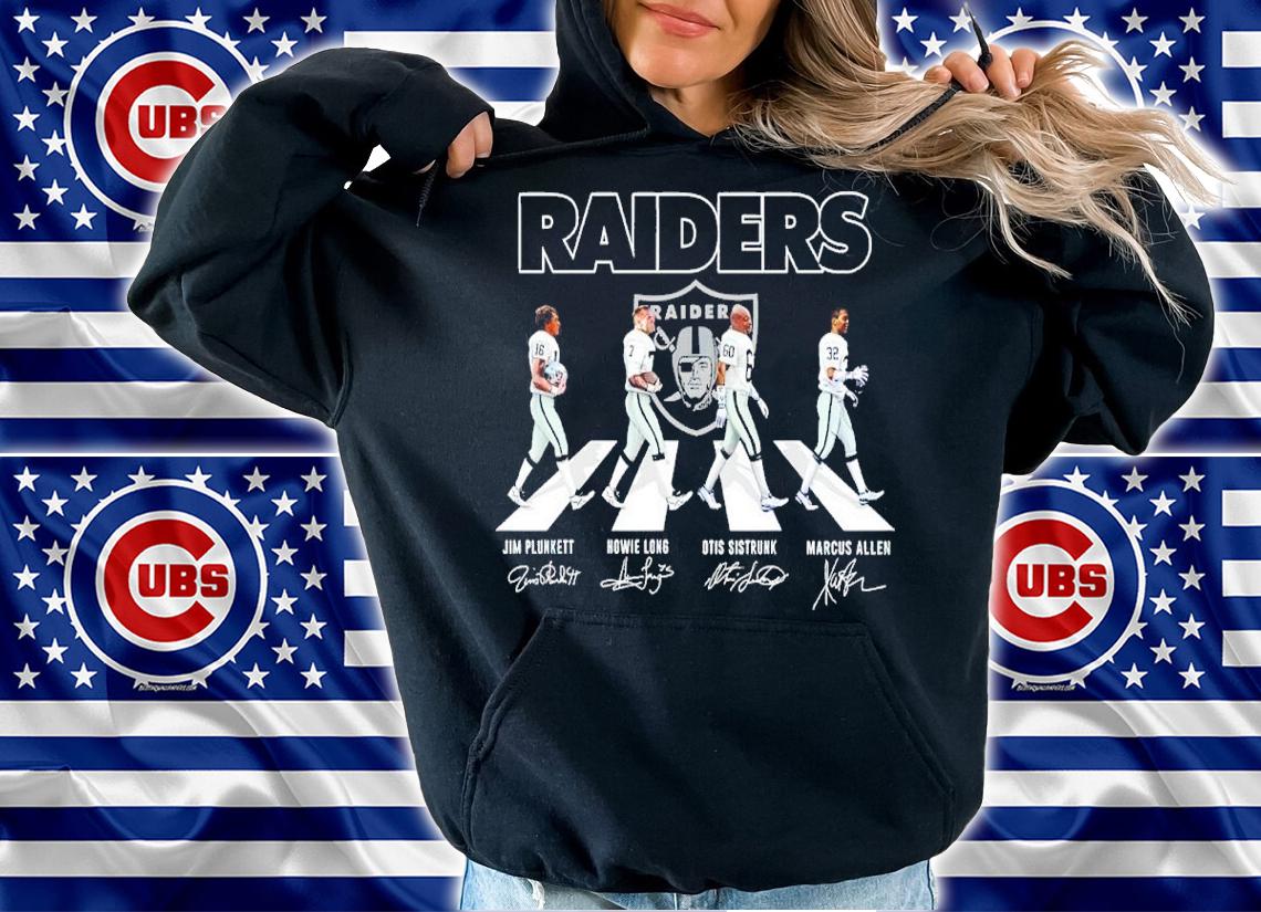 Las Vegas Raiders Football Team Abbey Road Signatures Shirt t-shirt hoodie