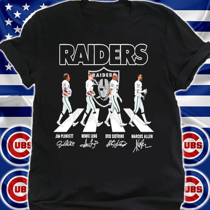 Las Vegas Raiders Football Team Abbey Road Signatures Shirt t-shirt shirt
