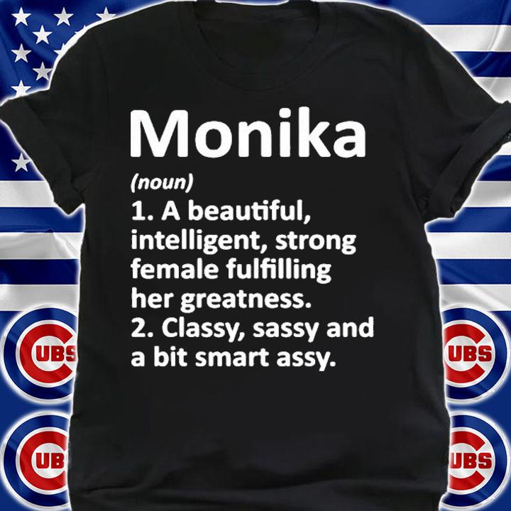 Monika Definition Personalized Name Funny Christmas Gift T-Shirt t-shirt