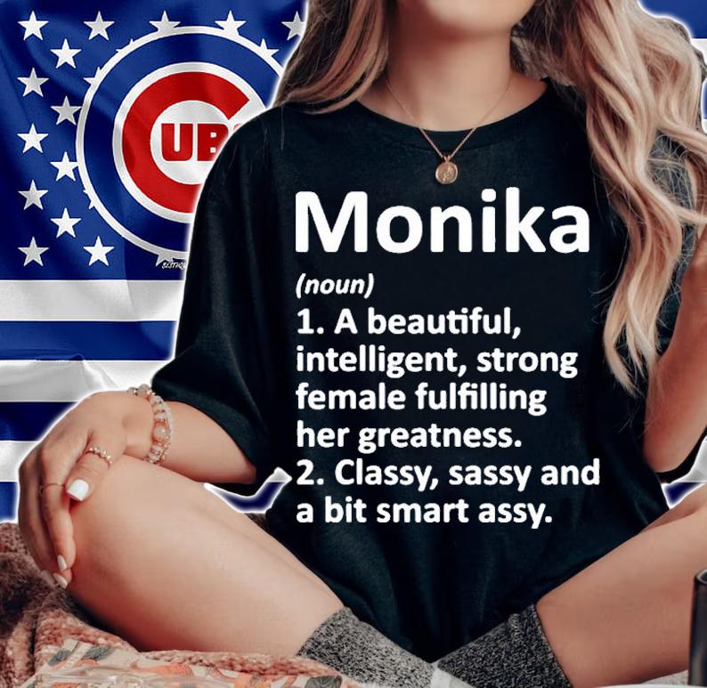 Monika Definition Personalized Name Funny Christmas Gift T-Shirt t-shirt