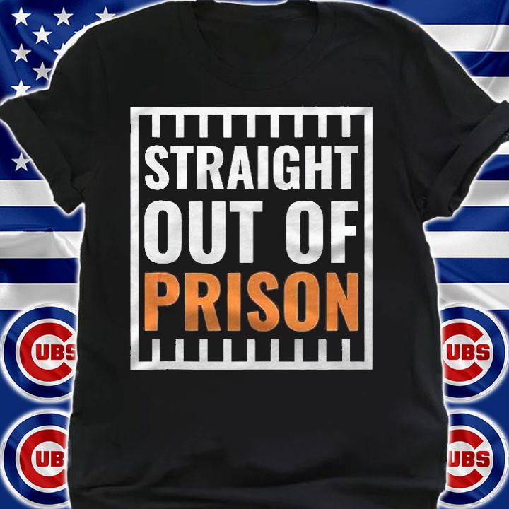 Prisoner Inmate Halloween Costume Straight Out Of Prison Shirt t-shirt shirt