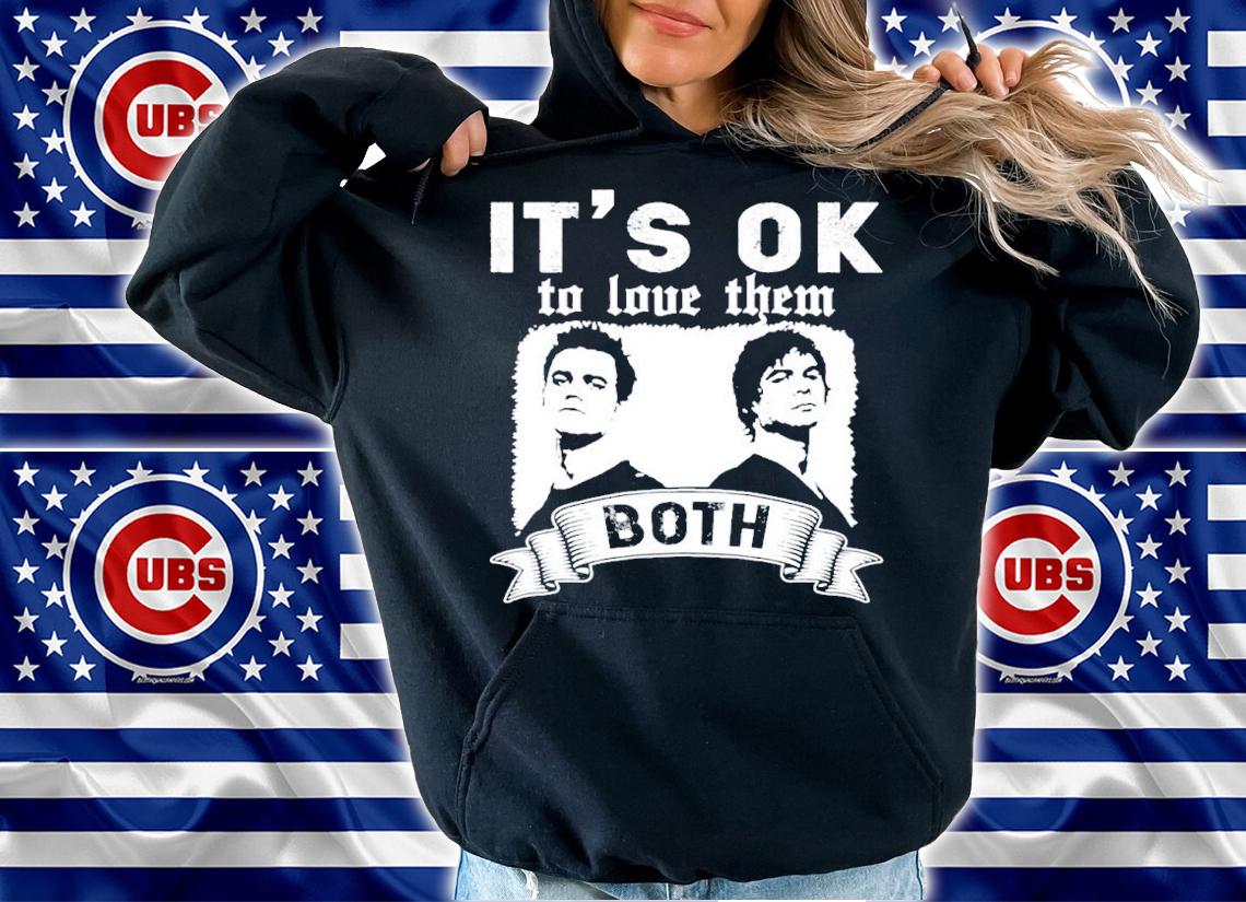 Vampire Diaries It's Okay To Love Them Both Shirt t-shirt hoodie