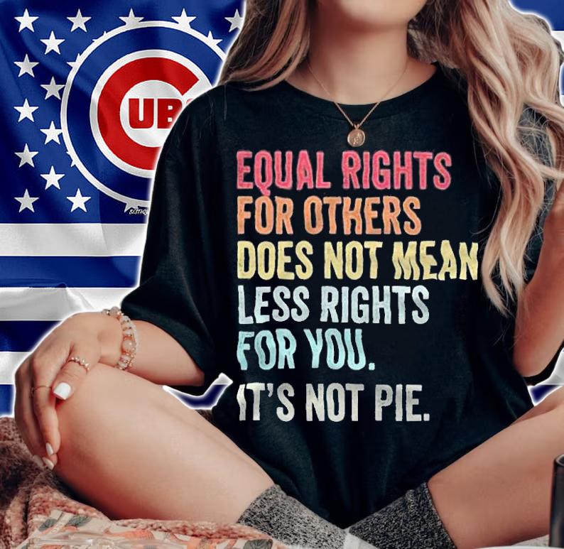 Equal rights for others does not mean less rights for You it's not pie T-shirt t-shirt woman shirt