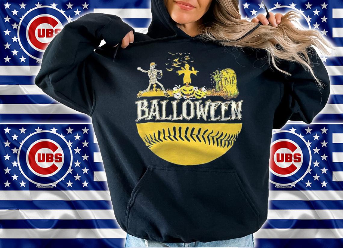 Halloween Balloween Softball Baseball T-Shirt t-shirt hoodie