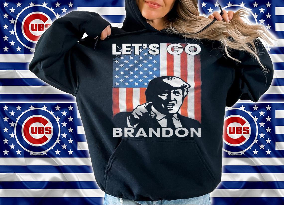 Let's Go Brandon Trump Conservative American Flag T-Shirt t-shirt hoodie