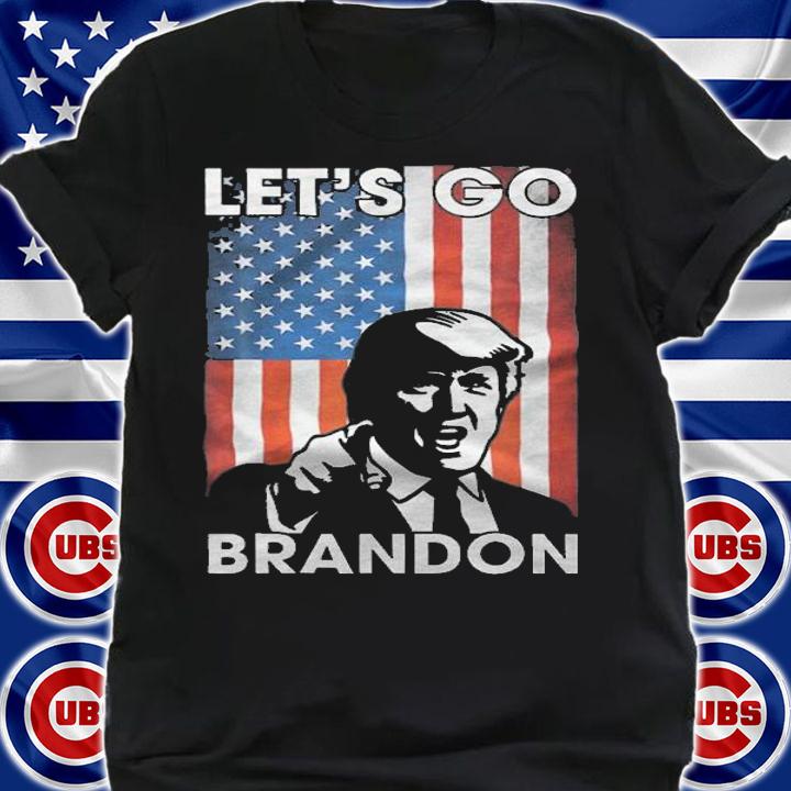 Let's Go Brandon Trump Conservative American Flag T-Shirt t-shirt shirt