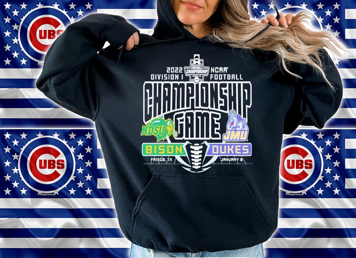 NCAA Football 2022 Championship Game NDSU Bison Vs. JMU Dukes Shirt t-shirt