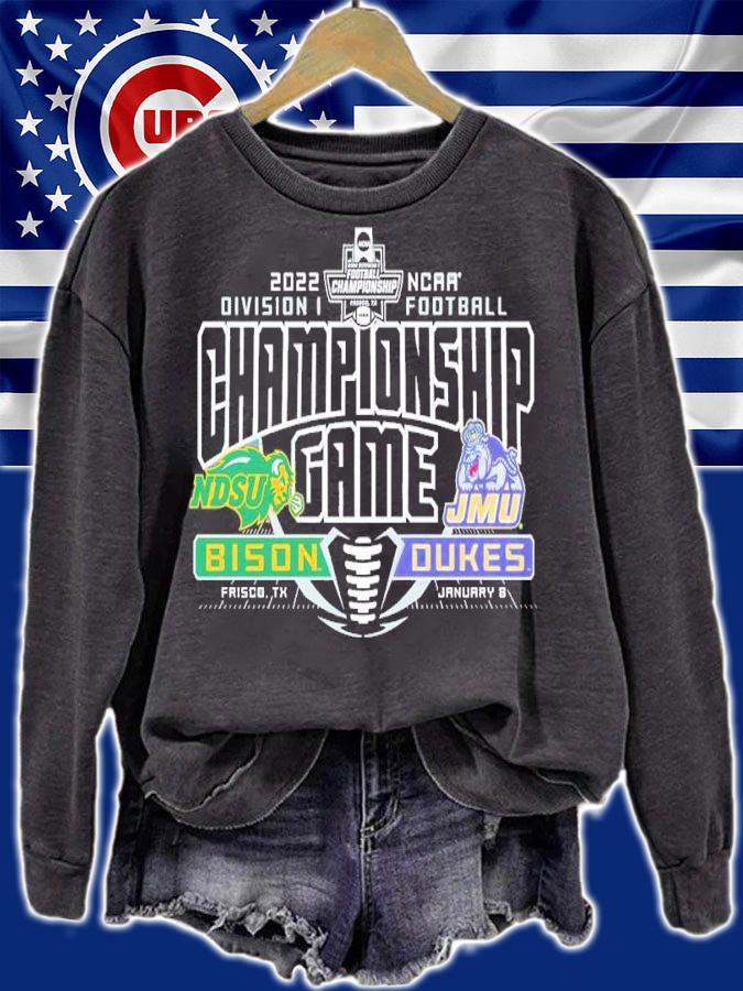 NCAA Football 2022 Championship Game NDSU Bison Vs. JMU Dukes Shirt t-shirt