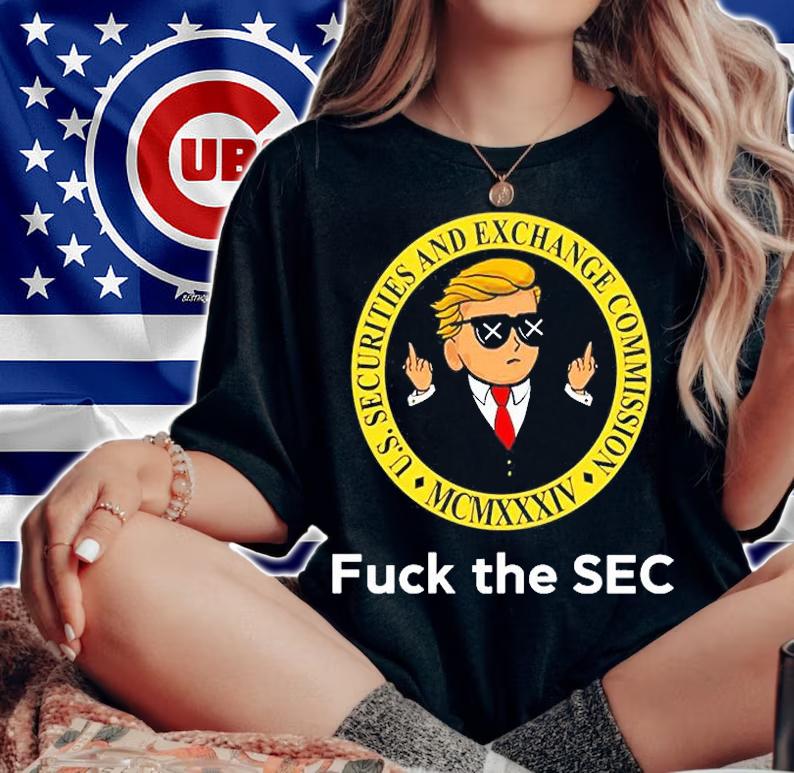 Trump Fuck The Sec Us Securities And Exchange Commission T-Shirt t-shirt woman shirt