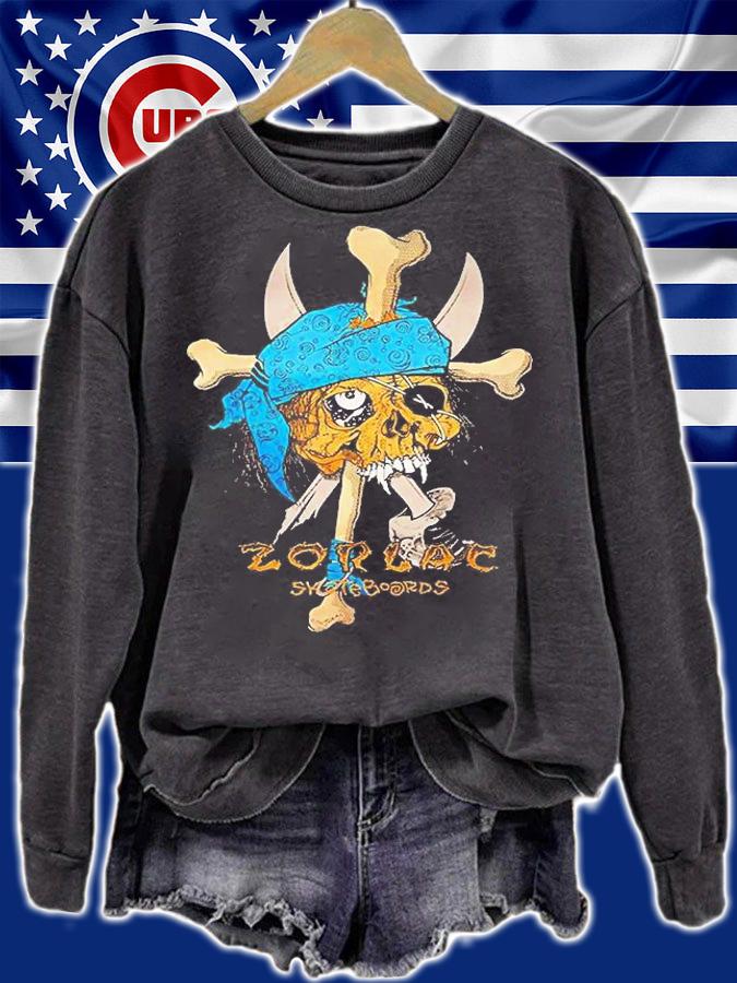 Zorlacss Pushead Pirate Skulls T-Shirt t-shirt sweatshirt