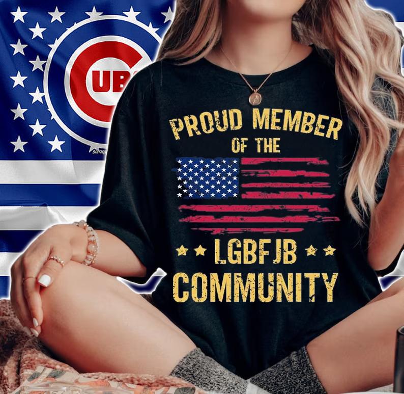 Proud Member Of The LGBFJB Community Vintage US Flag T-Shirt t-shirt woman shirt