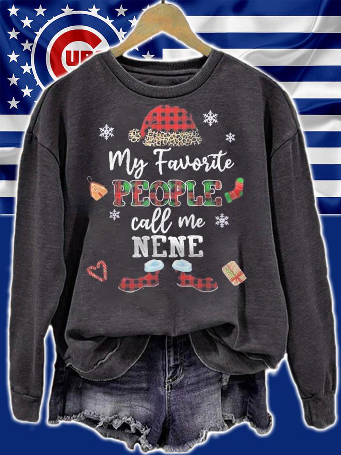 Mb My Favorite People Call Me Nene Thanksgiving Christmas Shirt t-shirt sweatshirt