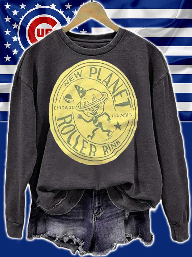 New Planet Chicago Illinois Roller Rink Shirt t-shirt sweatshirt