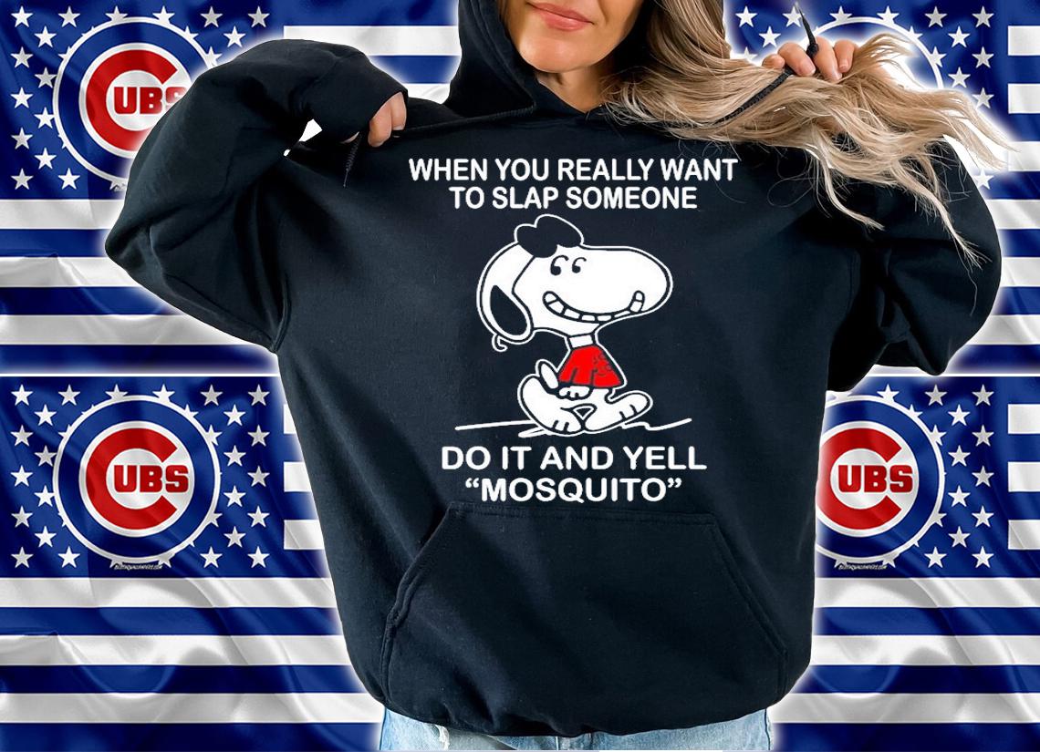Snoopy When You Really Want To Slap Someone T-Shirt t-shirt