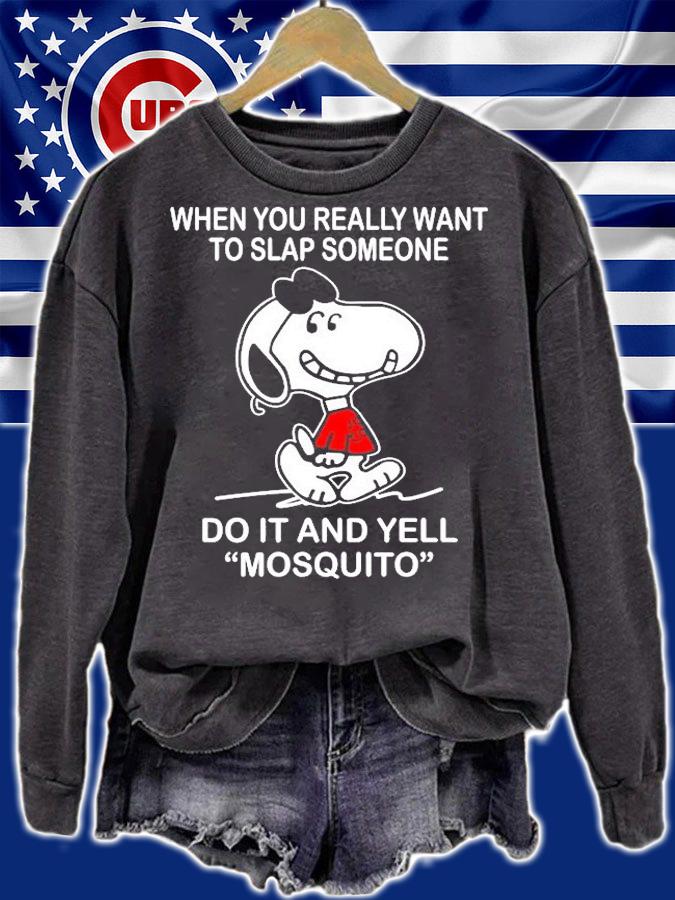 Snoopy When You Really Want To Slap Someone T-Shirt t-shirt