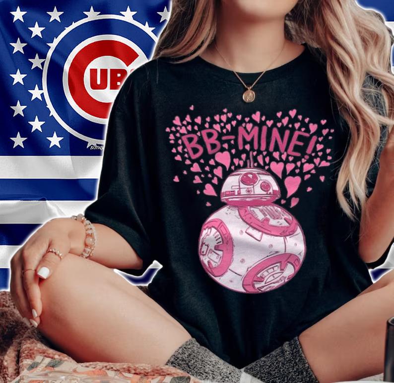 Star Wars BB-Mine heart T-shirt t-shirt woman shirt