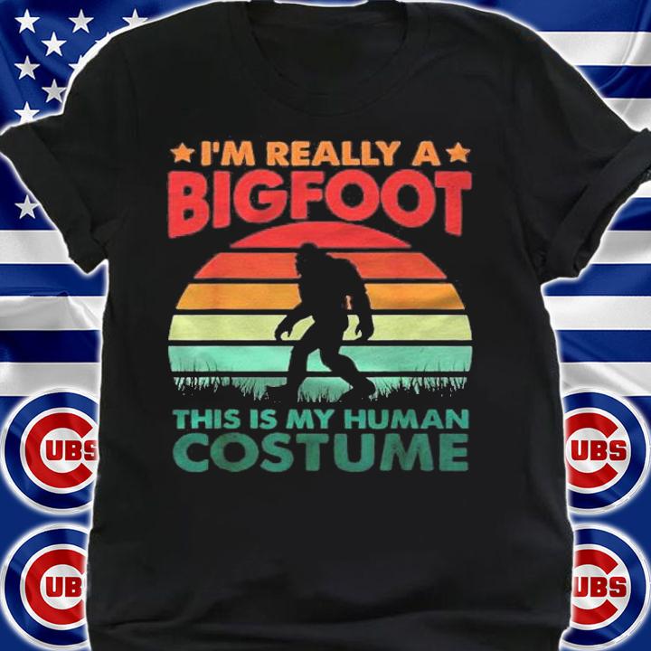 This Is My Human Costume Bigfoot Social Distancing Champion Shirt t-shirt shirt
