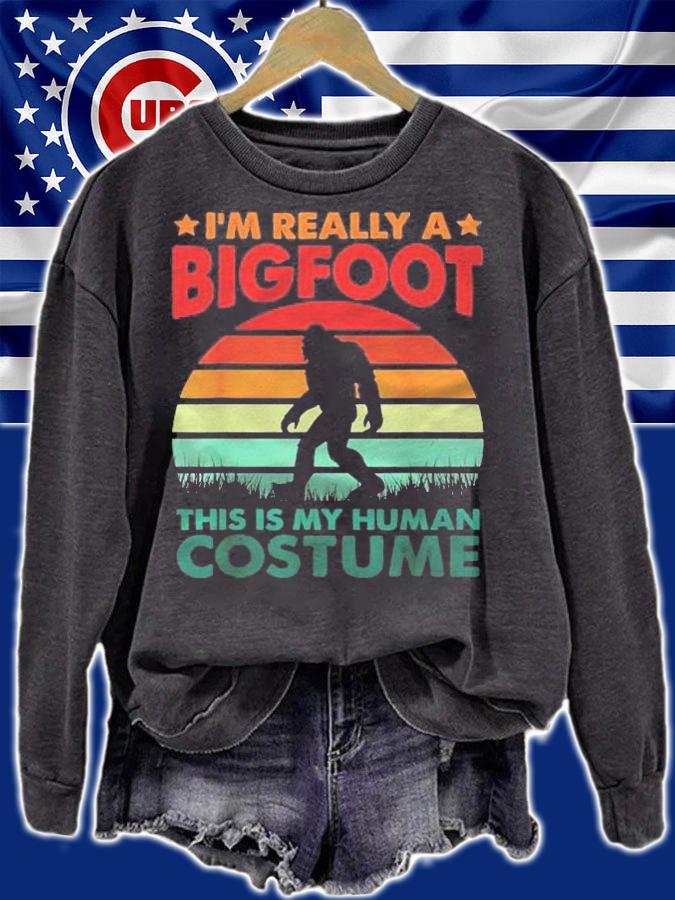 This Is My Human Costume Bigfoot Social Distancing Champion Shirt t-shirt sweatshirt