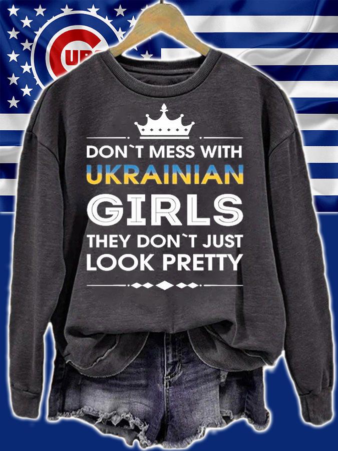 Don't Mess With Ukrainian Girls Ukrainian Shirt Woman T-Shirt t-shirt