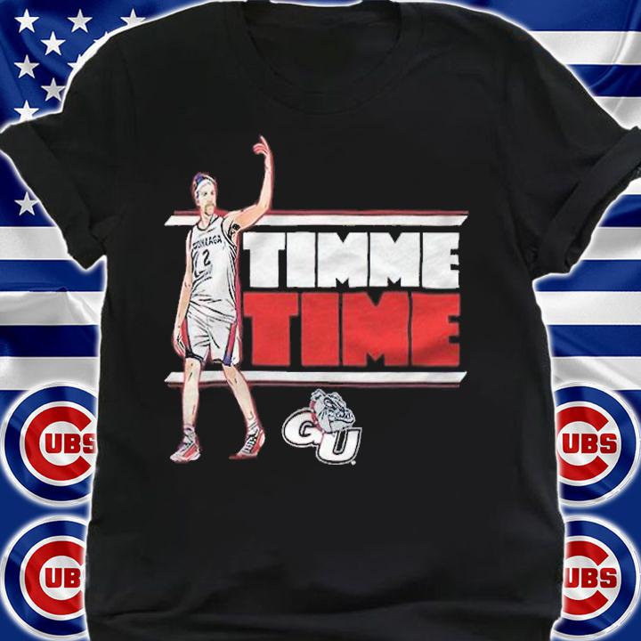 Gonzaga Bulldogs Drew Timme Timme Time T-shirt t-shirt shirt