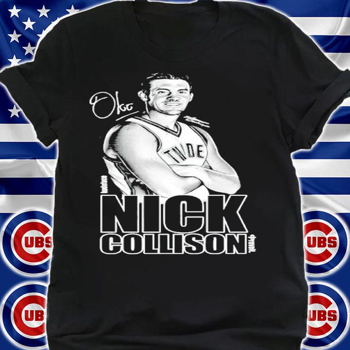 Nick Collison Basketball Signatures Shirt t-shirt shirt