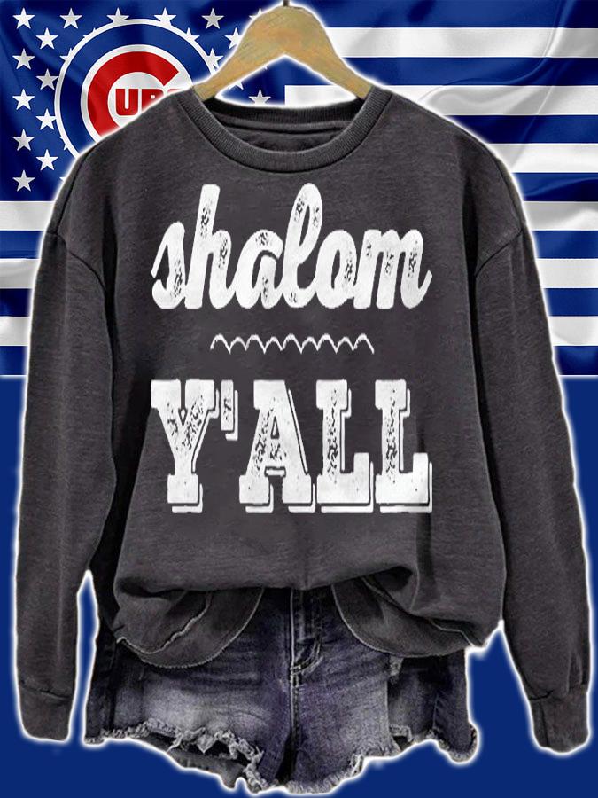 Shalom Yall Funny Southern Jewish Peace Shirt t-shirt sweatshirt