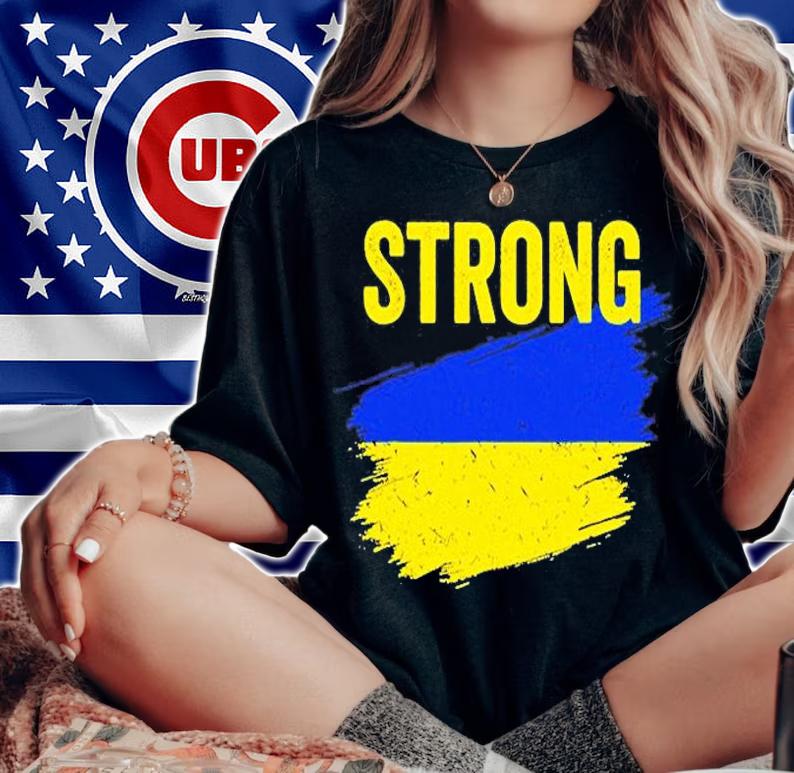Ukraine Flag Vintage Ukraine Strong Pray For Ukraine T-Shirt t-shirt woman shirt