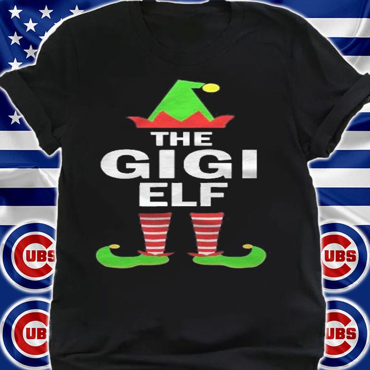 Gigi Elf Matching Family Group Christmas Party Pajama Shirt t-shirt
