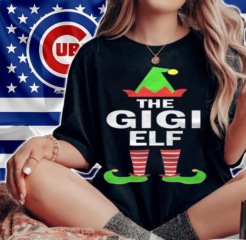 Gigi Elf Matching Family Group Christmas Party Pajama Shirt t-shirt