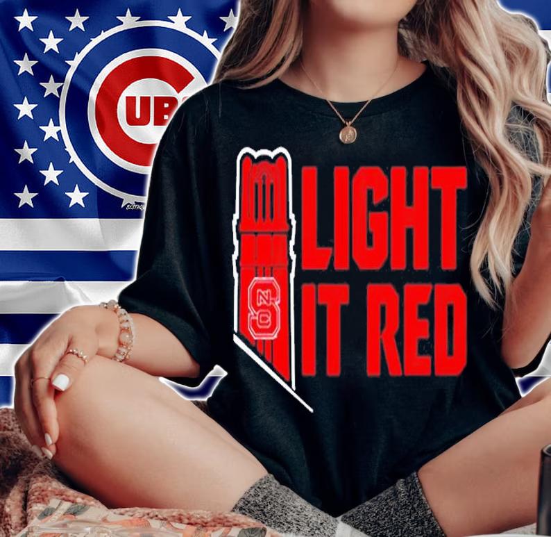 Nc State Light It Red T-Shirt t-shirt