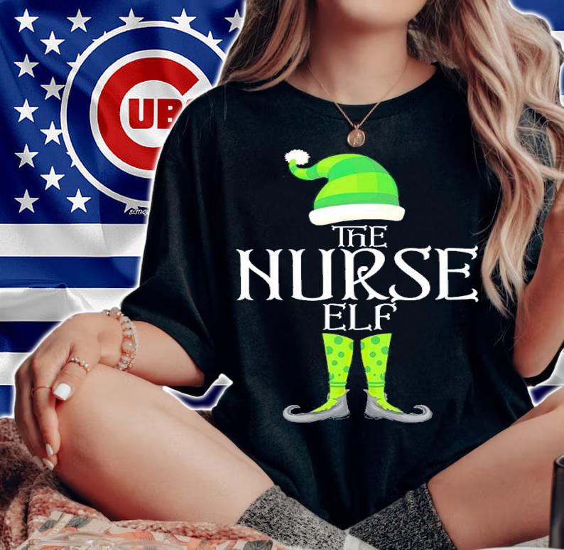 The Nurse Elf Matching Christmas Party Shirt t-shirt
