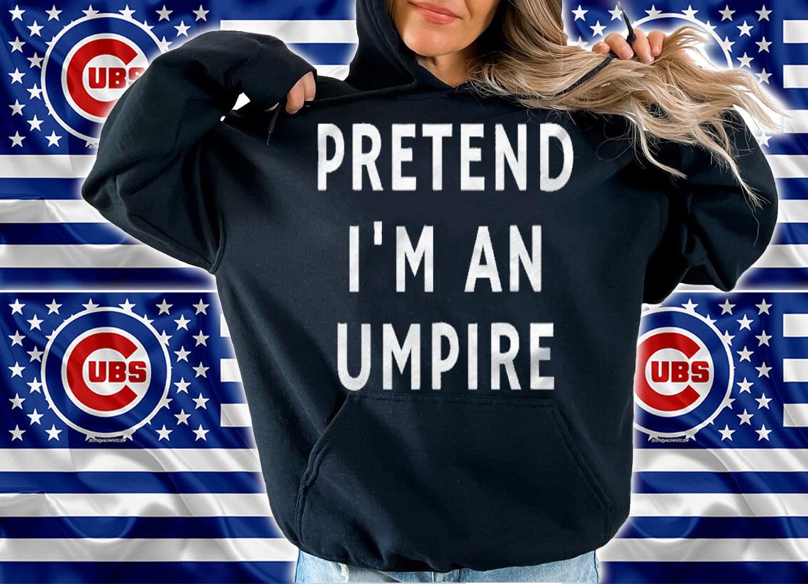 Funny Lazy Halloween Pretend Im An Umpire Gift Women Men Shirt